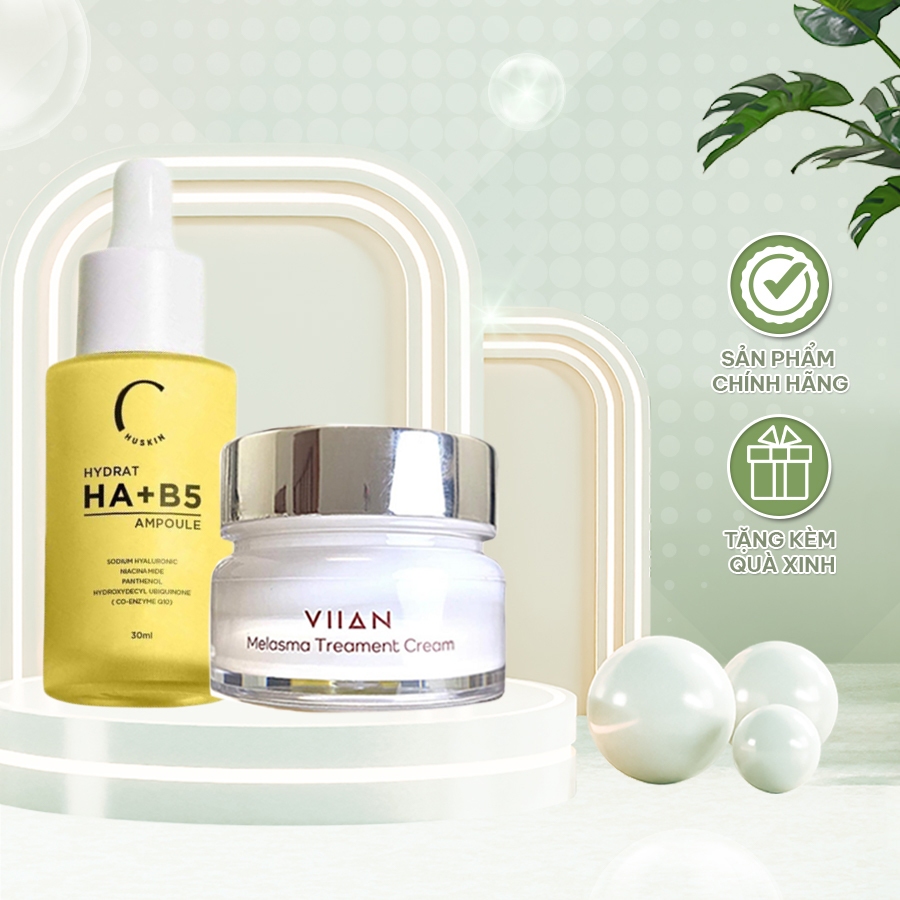 Combo Serum B5 Vàng và Kem Nám Melasma VIIAN CB053