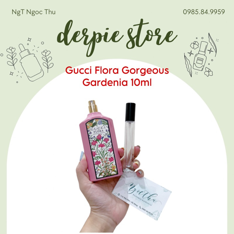 Nước hoa nữ Gucci Flora Gorgeous Gardenia EDP / Generous Violet - khu vườn hoa ngào ngạt