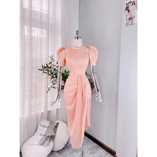 Váy Đầm thiết kế dự tiệc cao cấp ( hàng đẹp) mã T4 váy dáng dài thanh lịch