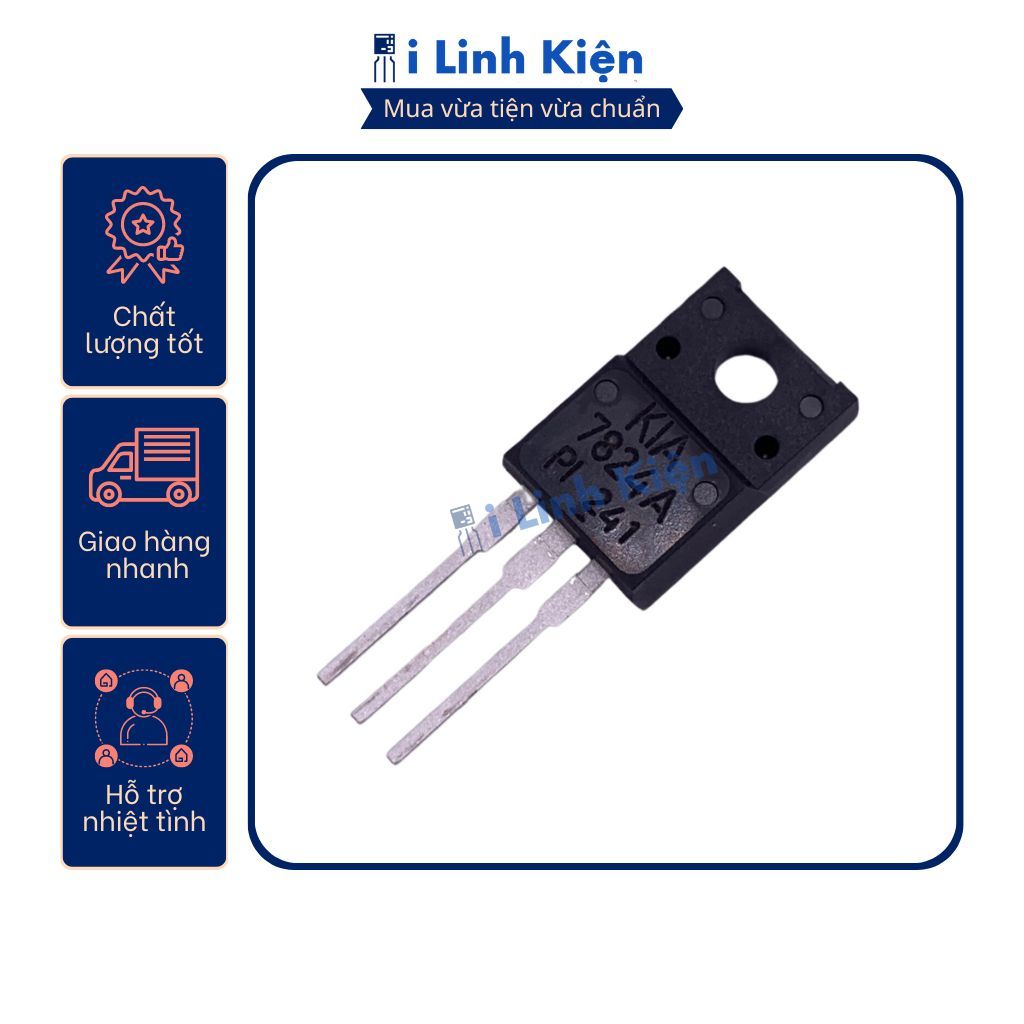 KIA7805 KIA7812 KIA7815 KIA7824 IC nguồn chính hãng KEC chất lượng tốt.