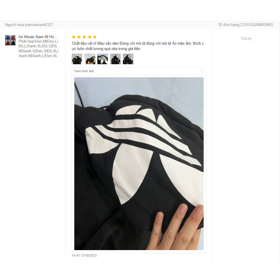 Áo Khoác Nam Nỉ Hoodie Zip A Đi Đát Thêu Logo Viền Tay Siêu Đẹp - Áo Khoác Nam Nữ Nỉ Hoodie Zip A Đi Đát Cao Cấp