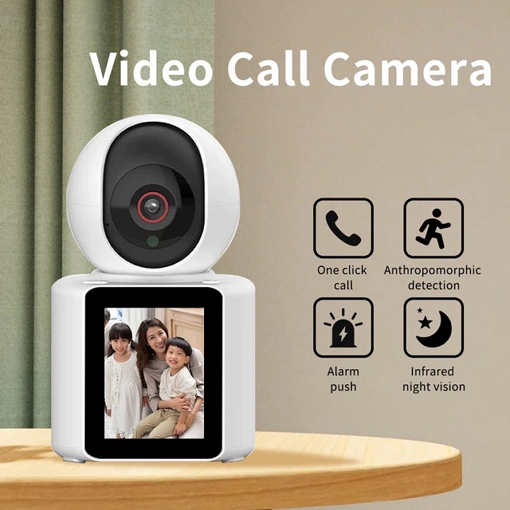 Camera đàm thoại video 2 chiều trong nhà C30, màn hình Ips 2,8 inch siêu nét, loa siêu to, công nghệ Al