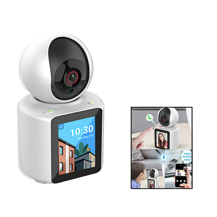Camera đàm thoại video 2 chiều trong nhà C30, màn hình Ips 2,8 inch siêu nét, loa siêu to, công nghệ Al