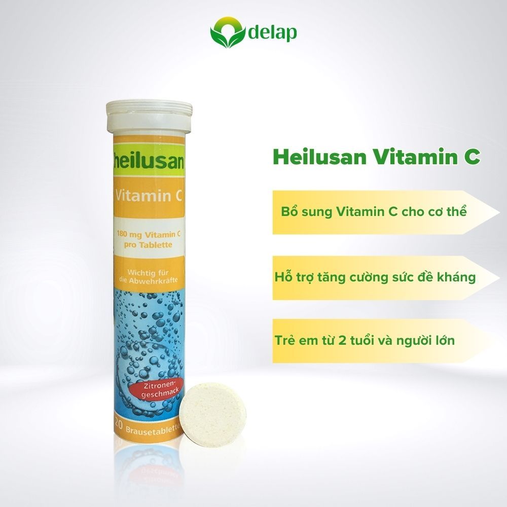 Heilusan Vitamin C Đức viên sủi bổ sung vitamin C hỗ trợ tăng đề kháng 20