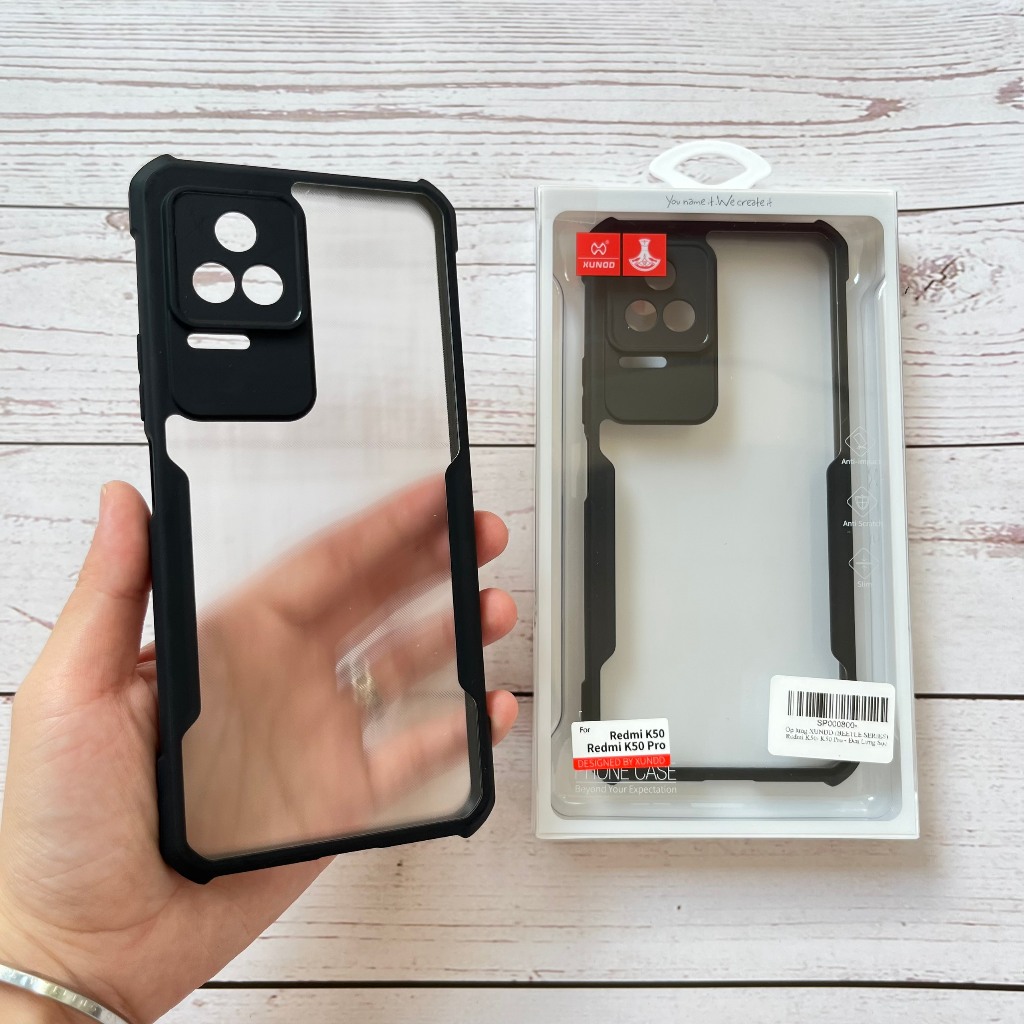Ốp lưng XUNDD Redmi K50 / K50 Pro - Mặt lưng nhám, Viền TPU