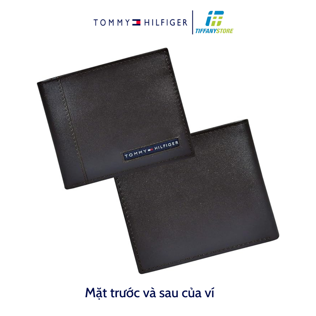 Ví nam Tommy Hilfiger Mens Cambridge Passcase - Ví da màu đen 5675/01 - Hàng chính hãng - Nhập tại Mỹ