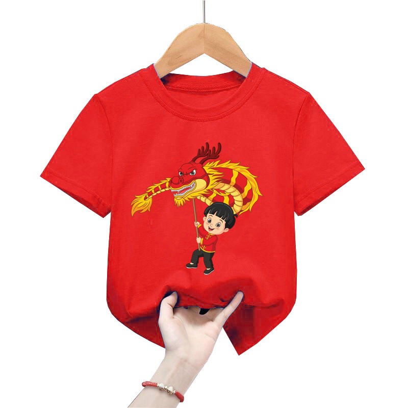 Áo thun tết cho bé hình bé gái bé trai ,áo cho bé từ 6kg-30kg.AT03.