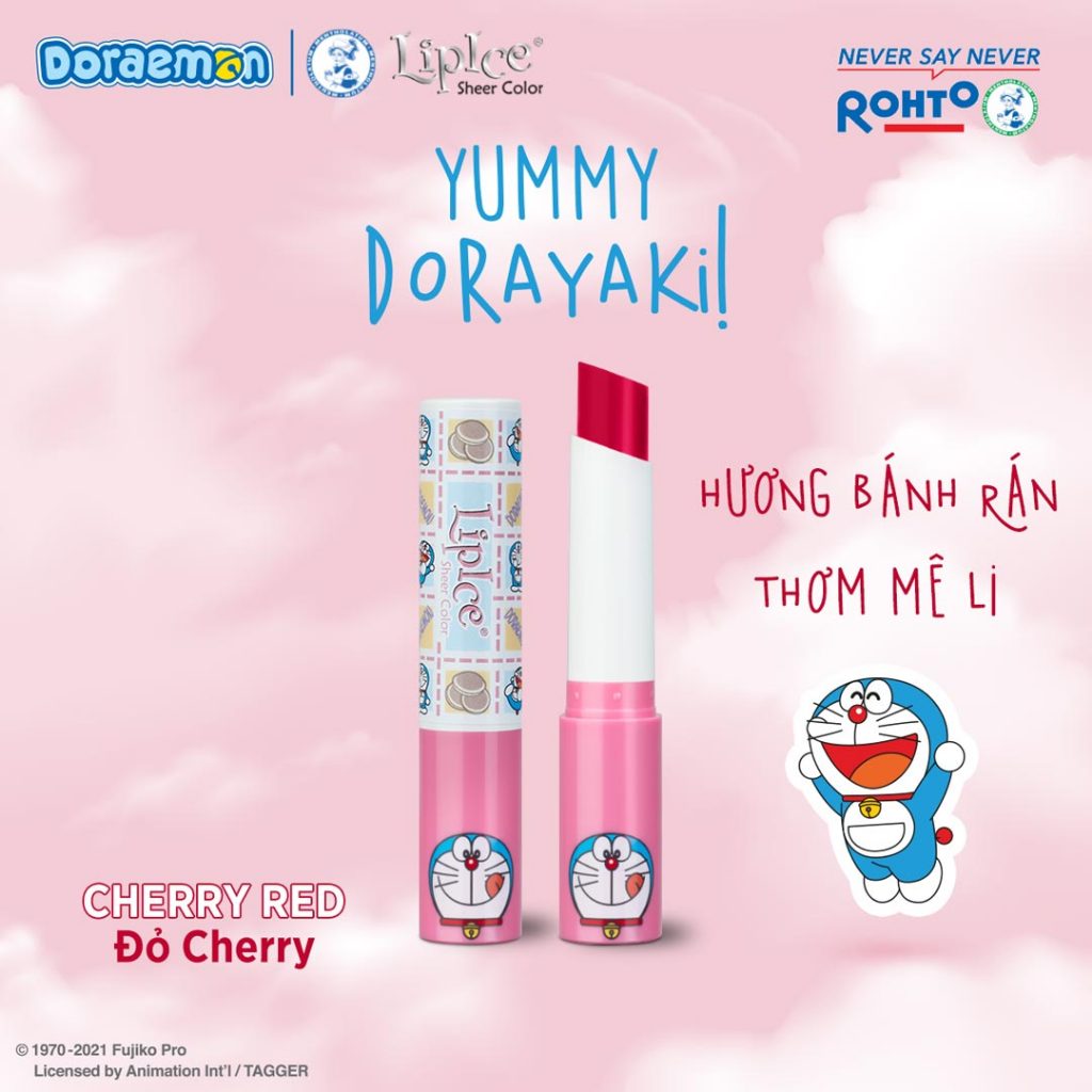 Son Dưỡng Doraemon LipIce Màu Hồng Phấn Hasaki Sản Phẩm Chính Hãng