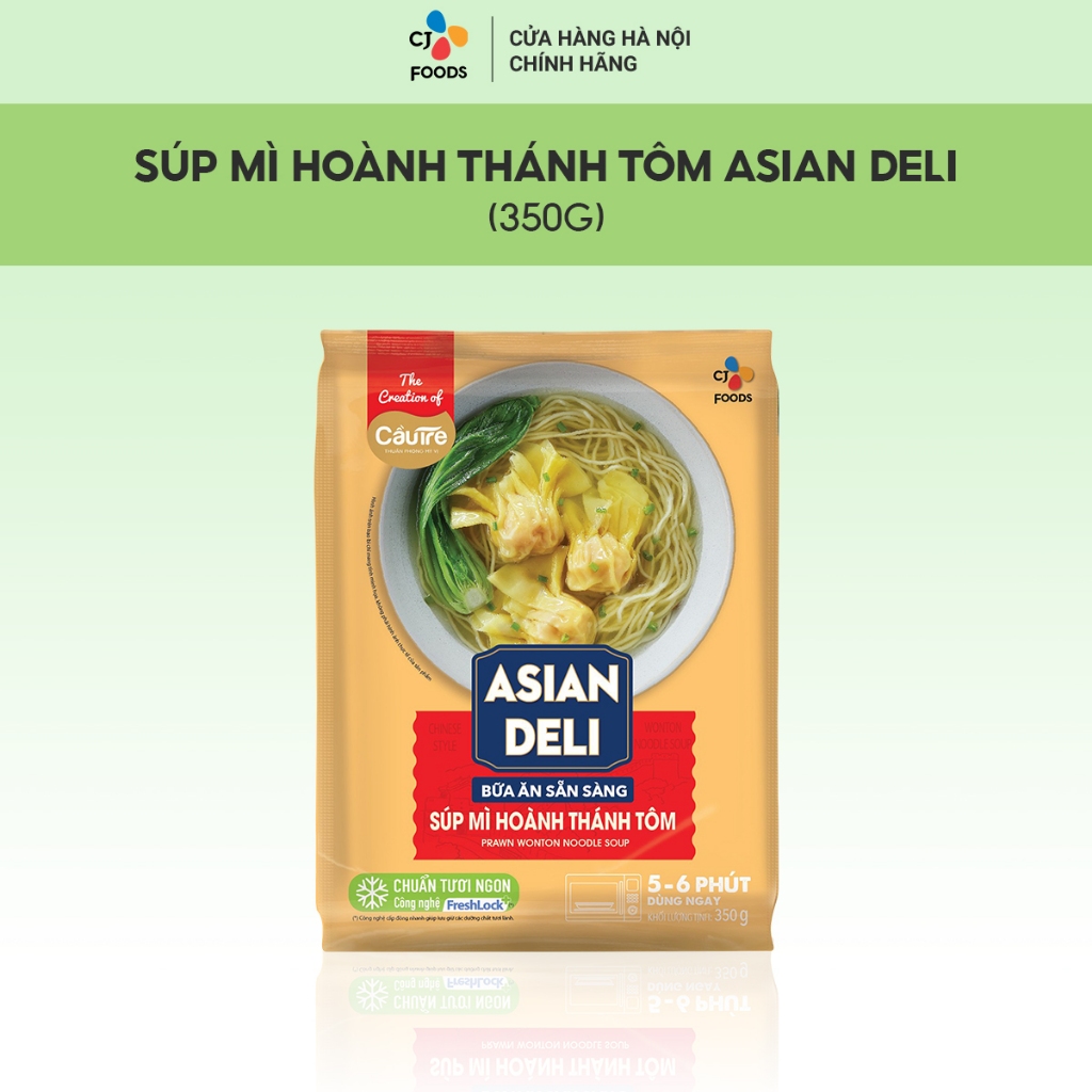 Súp Mì Hoành Thánh Tôm Cầu Tre 350G