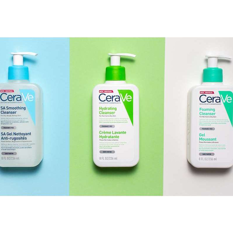 Sữa rửa mặt CERAVE cho da dầu da mụn và nhạy cảm