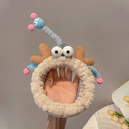 Băng đô rửa mặt, Băng Đô  Cài Tóc đôi mắt hoạt hình dễ thương nghộ nghĩnh