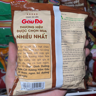 Combo 10 Gói Cháo Gấu Đỏ Vị Thịt Gà , Thịt Bằm