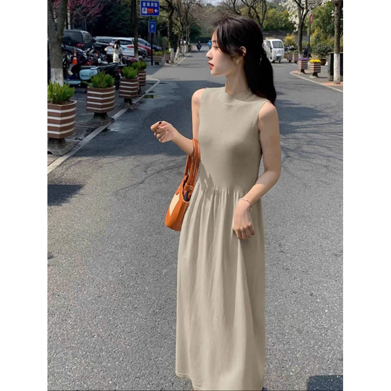 VÁY LEN DÁNG XOÈ SÁT NÁCH CỔ 3P. VÁY MAXI LEN MTG DÁNG XOÈ DÀI.