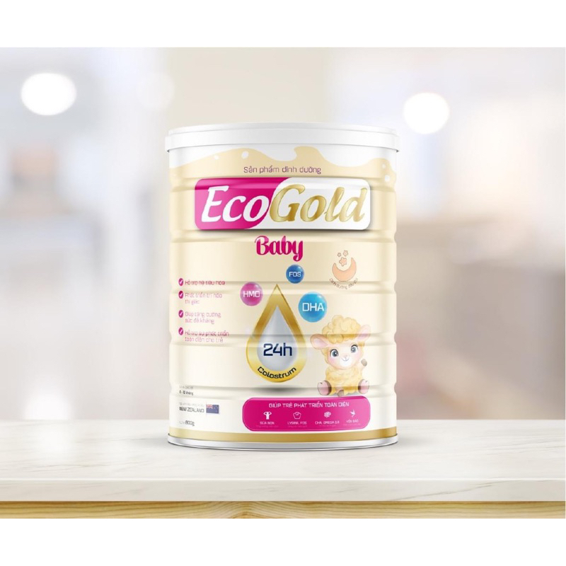 Date2027-Combo 5 lon Sữa EcoGold Baby,dành bé 0-12 tháng,mua combo 5 lon tặng 1 lon cùng loại