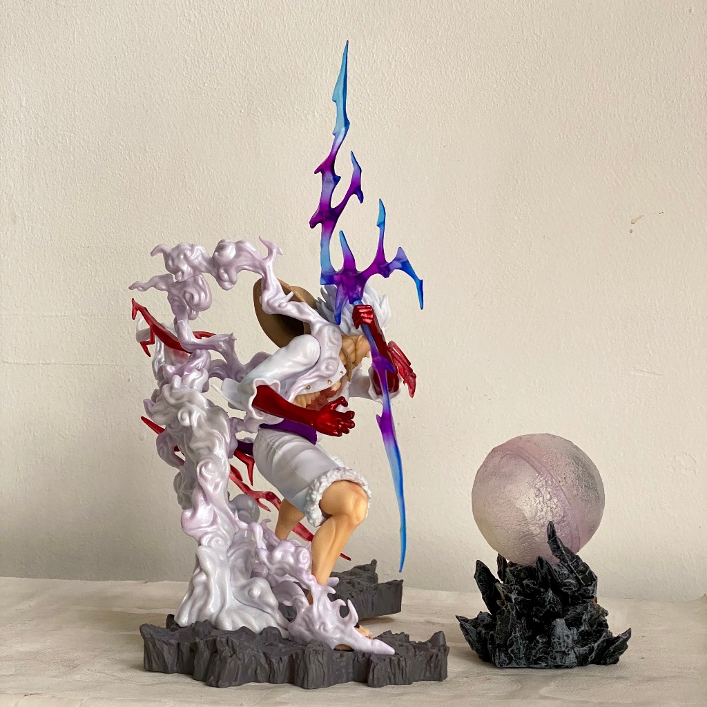 Mô Hình Luffy Gear 5 Nika Man cao 28CM - Luffy G5 có led - One piece figure luffy - Nika god luffy kaido