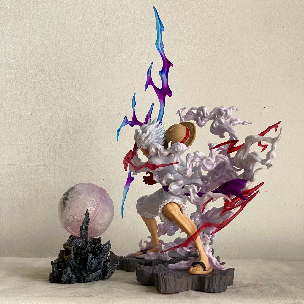 Mô Hình Luffy Gear 5 Nika Man cao 28CM - Luffy G5 có led - One piece figure luffy - Nika god luffy kaido