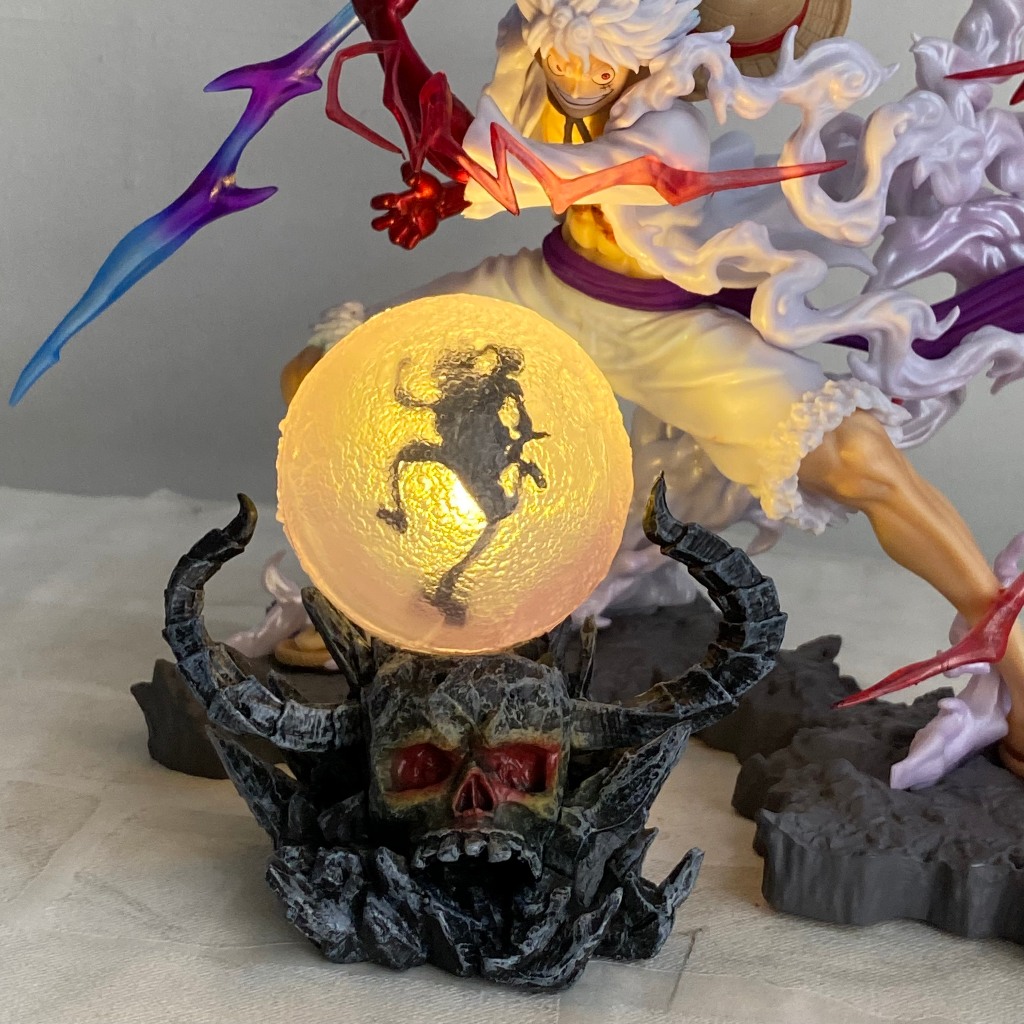 Mô Hình Luffy Gear 5 Nika Man cao 28CM - Luffy G5 có led - One piece figure luffy - Nika god luffy kaido