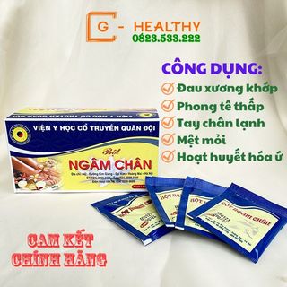 Bột ngâm chân viện y học cổ truyền quân đội - g healthy