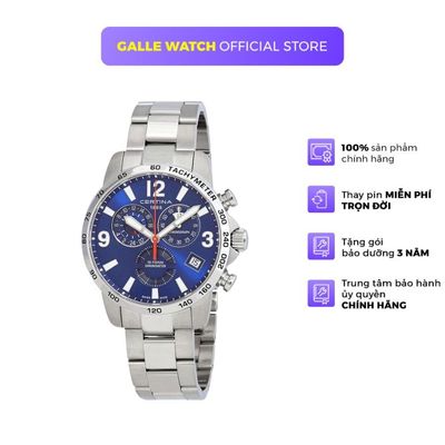 Đồng hồ nam Certina C034.654.11.047.00 mặt kính Sapphire chống xước tốt, thiết kế thời trang, dây thép đeo tay