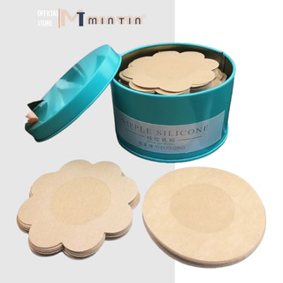 Miếng Dán Nhũ Hoa- Dán Ngực Giấy Hộp 60 Miếng (30 Đôi Hình Cánh Hoa hoặc hình tròn) Dùng 1 Lần [Hồng Xù]