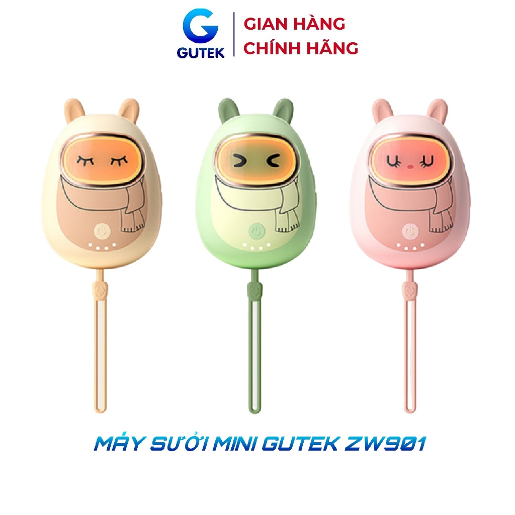 Máy sưởi mini cầm tay đa chức năng, sưởi ấm mini thông minh nhỏ gọn, bỏ túi - Gutek ZW901