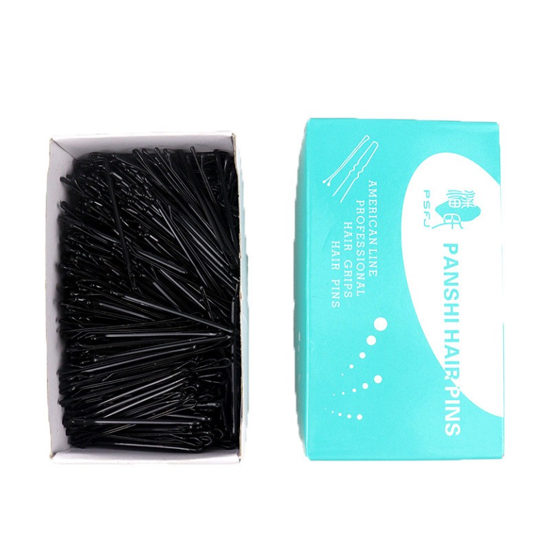 Kẹp Ghim Tăm Chữ Y 500g bằng thép cứng chống gỉ chính hãng màu đen chuyên dùng cho makeup