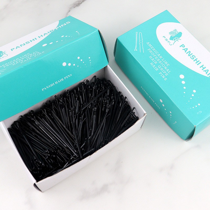 Kẹp Ghim Tăm Chữ Y 500g bằng thép cứng chống gỉ chính hãng màu đen chuyên dùng cho makeup