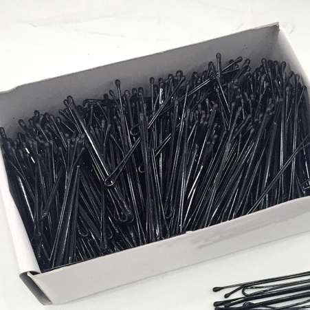 Kẹp Ghim Tăm Chữ Y 500g bằng thép cứng chống gỉ chính hãng màu đen chuyên dùng cho makeup