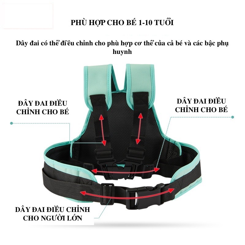 ĐAI ĐI XE MÁY DODOTO CHO BÉ, ĐỊU NGỒI ĐI XE MÁY DODOTO AN TOÀN, CHẮC CHẮN  H02D