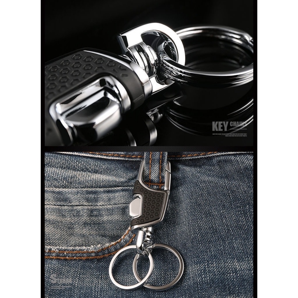 MÓC KHOÁ KIM LOẠI DÙNG CHO Ô TÔ, XE MÁY PHIÊN BẢN CAO CẤP SANG TRỌNG ĐEO THẮT LƯNG D06