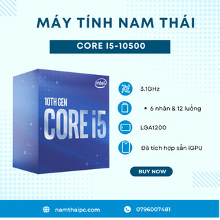 Cpu intel core i5-10500 - socket intel lga 1200