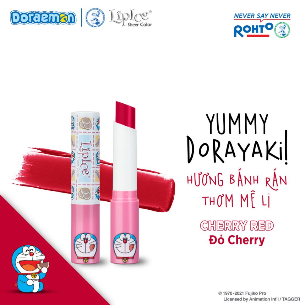 Son Dưỡng Doraemon LipIce Màu Hồng Phấn Hasaki Sản Phẩm Chính Hãng