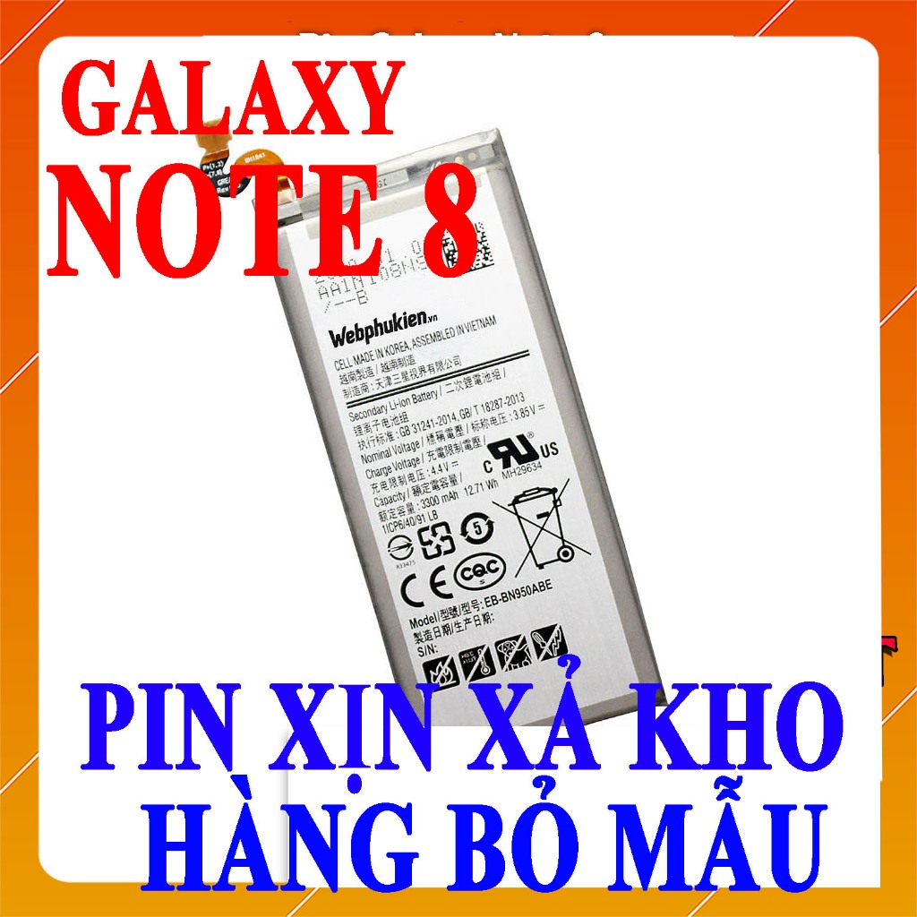 Pin Scud cho Samsung Galaxy Note 8 - 3300mAh
