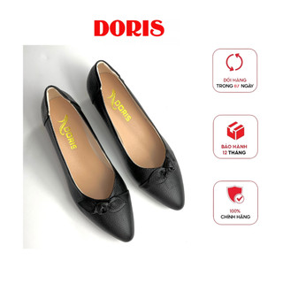  Giày búp bê Doris DR505 đế xuồng 5cm da thật mũi nhọn- da thật FORM NHỎ ĐẶT TĂNG 1 SIZE- CÓ BẢO HÀNH 