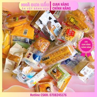 Thùng 2kg bánh tươi mix đài loan nhiều mẫu