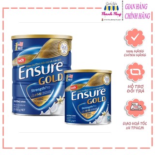 Sữa bột ensure gold hương vani 400g/850g