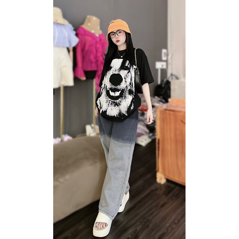 SET JEAN SUÔNG CHÓ SÓI BỤI