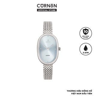  Đồng Hồ Nữ Curnon Aurora Aquamarine - Hàng Chính Hãng - Thiết Kế Tinh Tế Độc Đáo Kiểu Dáng Elipse - Dễ Dàng Phối Đồ 
