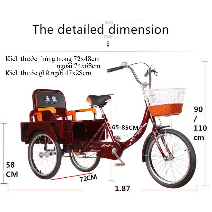 Xe đạp ba bánh người lớn