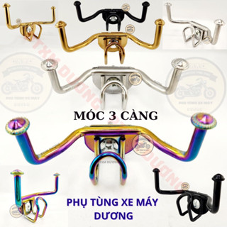 Móc Treo Đồ  móc  3 chấu Vario 2024, Scoopy Titan gắn được nhiều dòng xe tặng Kèm móc U  Móc Treo đồ inox  đa năng