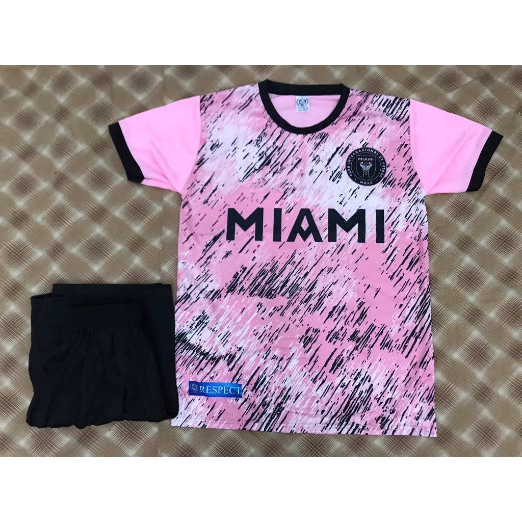 Áo thể thao CLB Miami, chất liệu vãi THUN LẠNH, thoáng mát, thấm hút mồ hôi