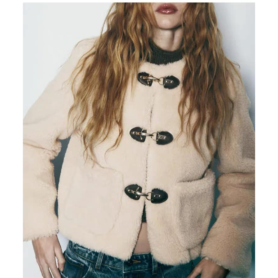 Áo khoác lông cừu Za.ra xuất xịn