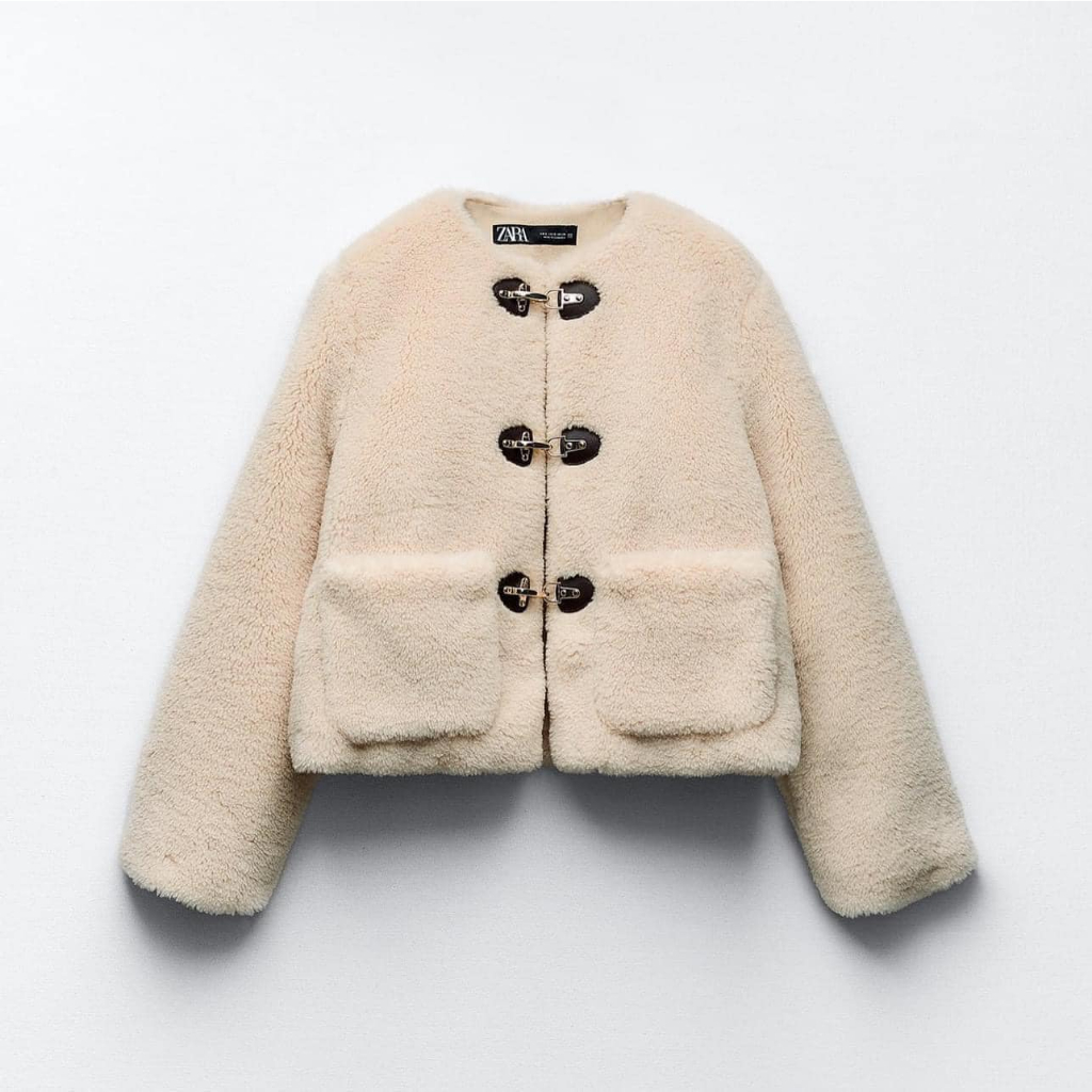 Áo khoác lông cừu Za.ra xuất xịn