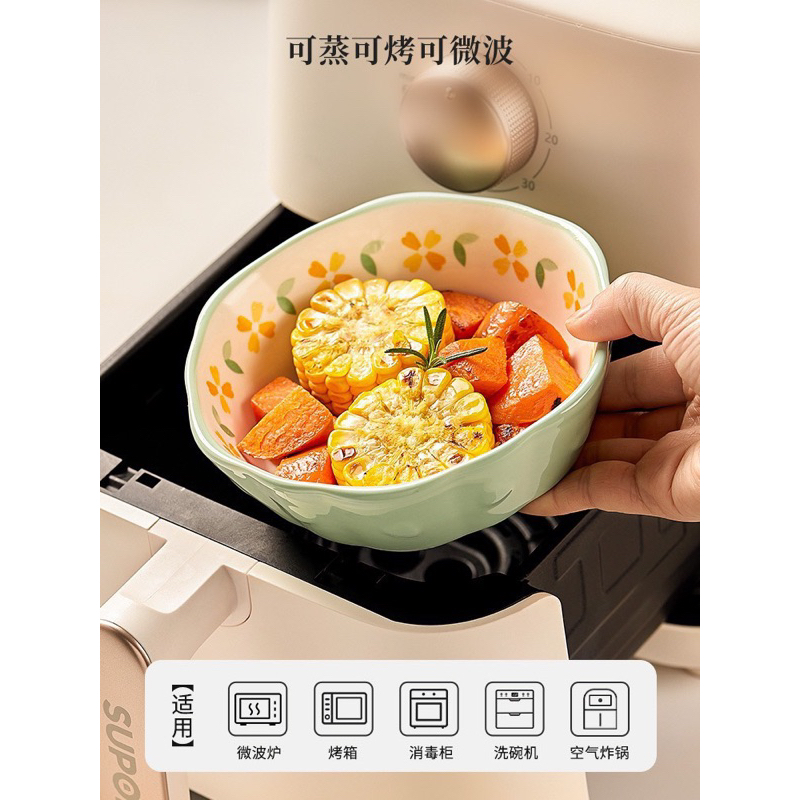 Tô sứ nhỡ 15cm, tô, tô sứ,bát tô nhỡ 15cm, bát ăn ngũ cốc ăn sáng màu pastel dùng được cho lò nướng, nồi chiên không dầu