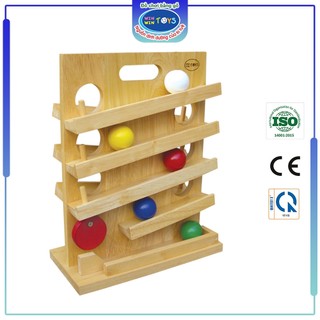 Đồ chơi gỗ Trò chơi lăn banh | Winwintoys 60092 | Kích thích trí tò mò và khả năng sáng tạo