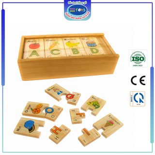 Đồ chơi gỗ Bộ tìm chữ cái tiếng Anh | Winwintoys 64312 | Phát triển trí tuệ và tư duy