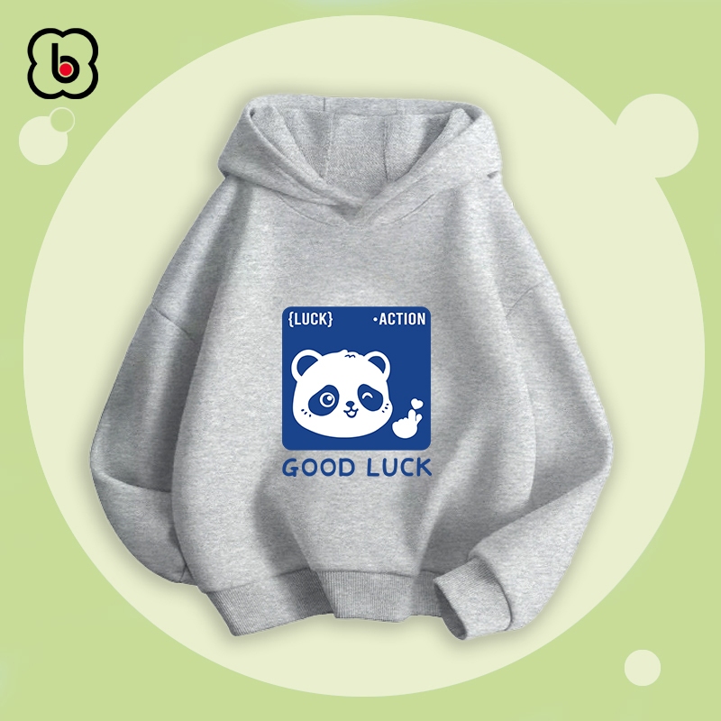 Áo hoodie bé trai BabyloveGO mẫu mới 2024 áo thu đông dài tay cho bé chất nỉ có mũ trùm rộng cho bé