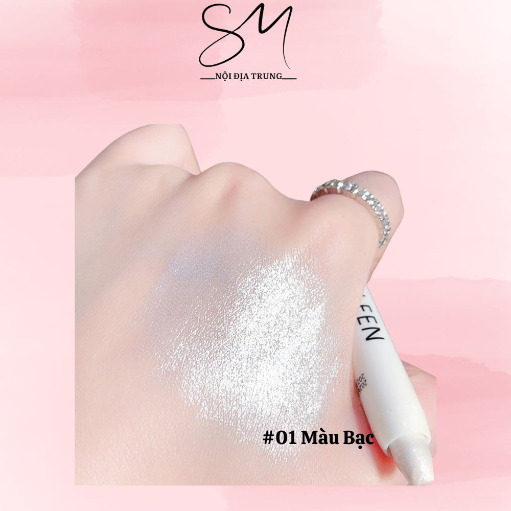 Bút Nhũ Kẻ Mắt SWEET MINT Ánh Bạc Lung Linh,Bắt Sáng Bền Màu - Lâu Trôi Không Thấm Nước