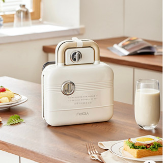 ( ảnh thật) Máy nướng bánh mì sandwich YIDPU mới 2 ngăn EL-3012 chính hãng công suất 750w - Một chút xinh