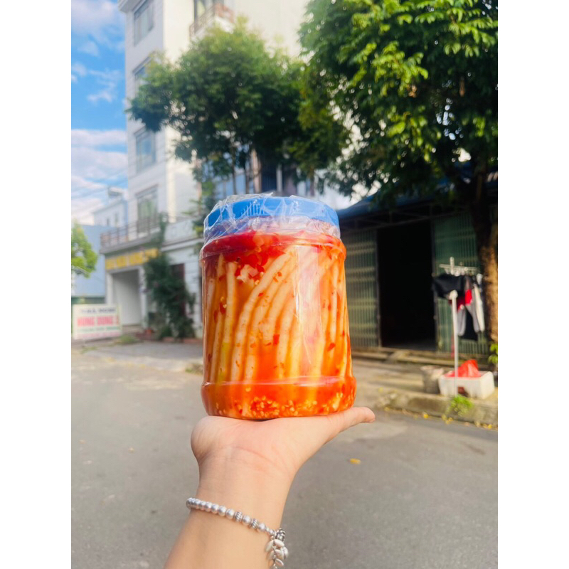 Măng trúc muối chua cay 100k/lọ 1,5kg